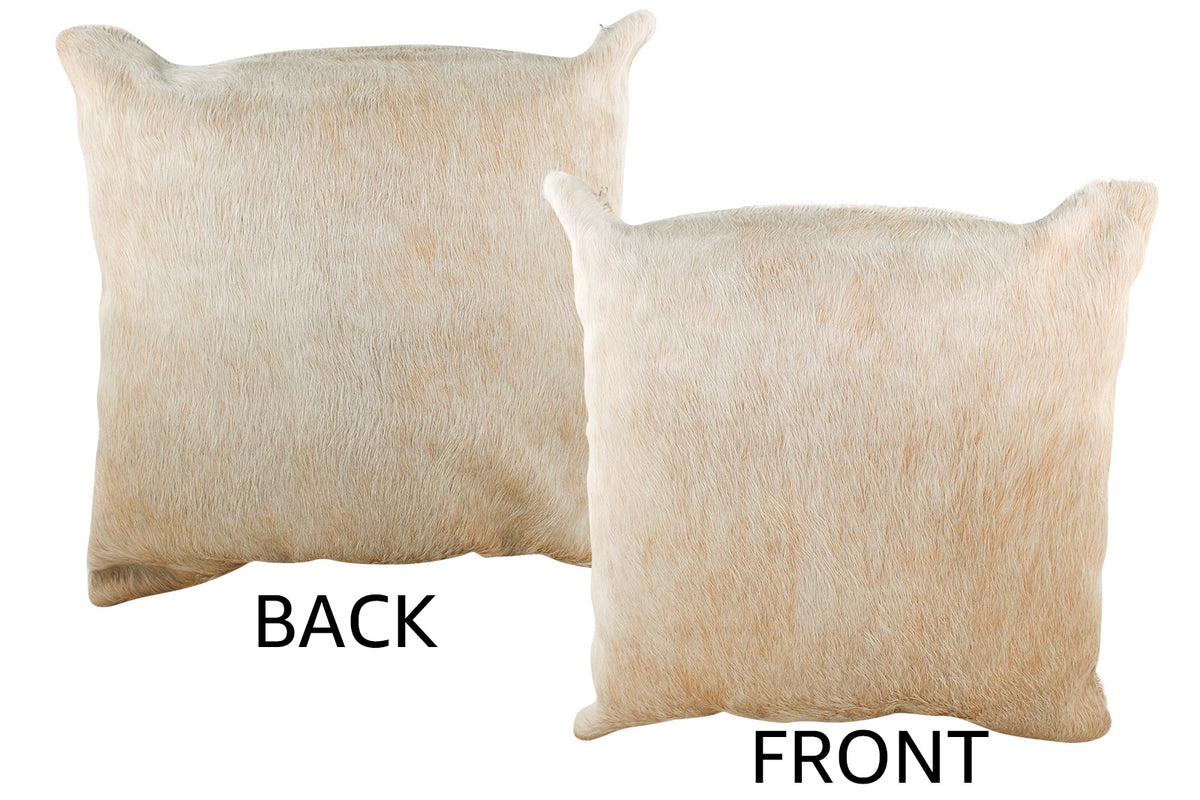 Champagne Cowhide Pillow #34461