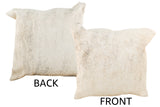 Grey Cowhide Pillow 16x16 #34510 by Hudson Hides
