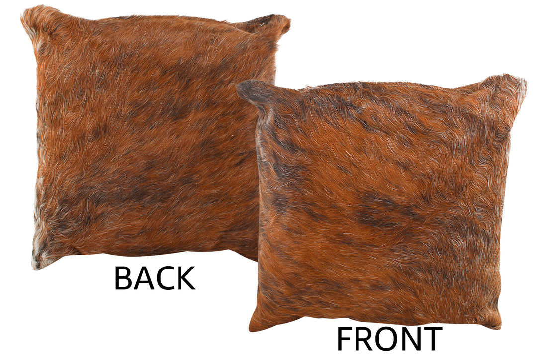 Medium Brindle Cowhide Pillow 16x16 #34693 by Hudson Hides
