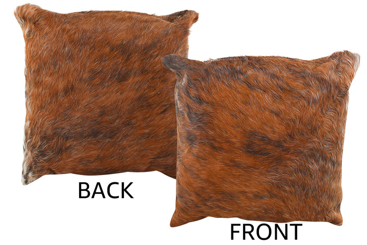 Medium Brindle Cowhide Pillow 16x16 #34693 by Hudson Hides