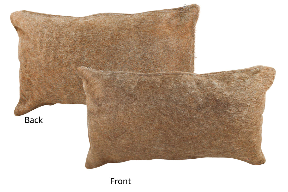 Caramel Cowhide Pillow #35246