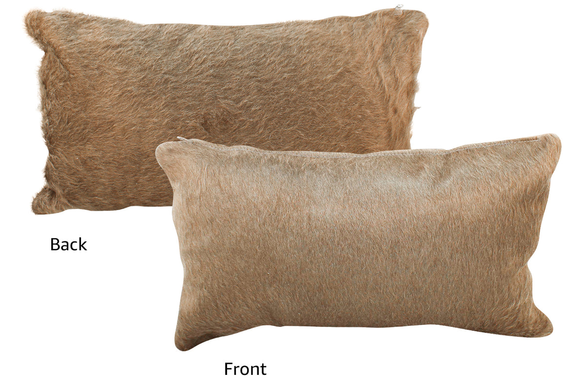 Caramel Cowhide Pillow #35279
