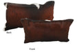 Tricolor Cowhide Pillow 12x22 #35394 by Hudson Hides