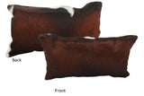 Tricolor Cowhide Pillow 12x22 #35394 by Hudson Hides