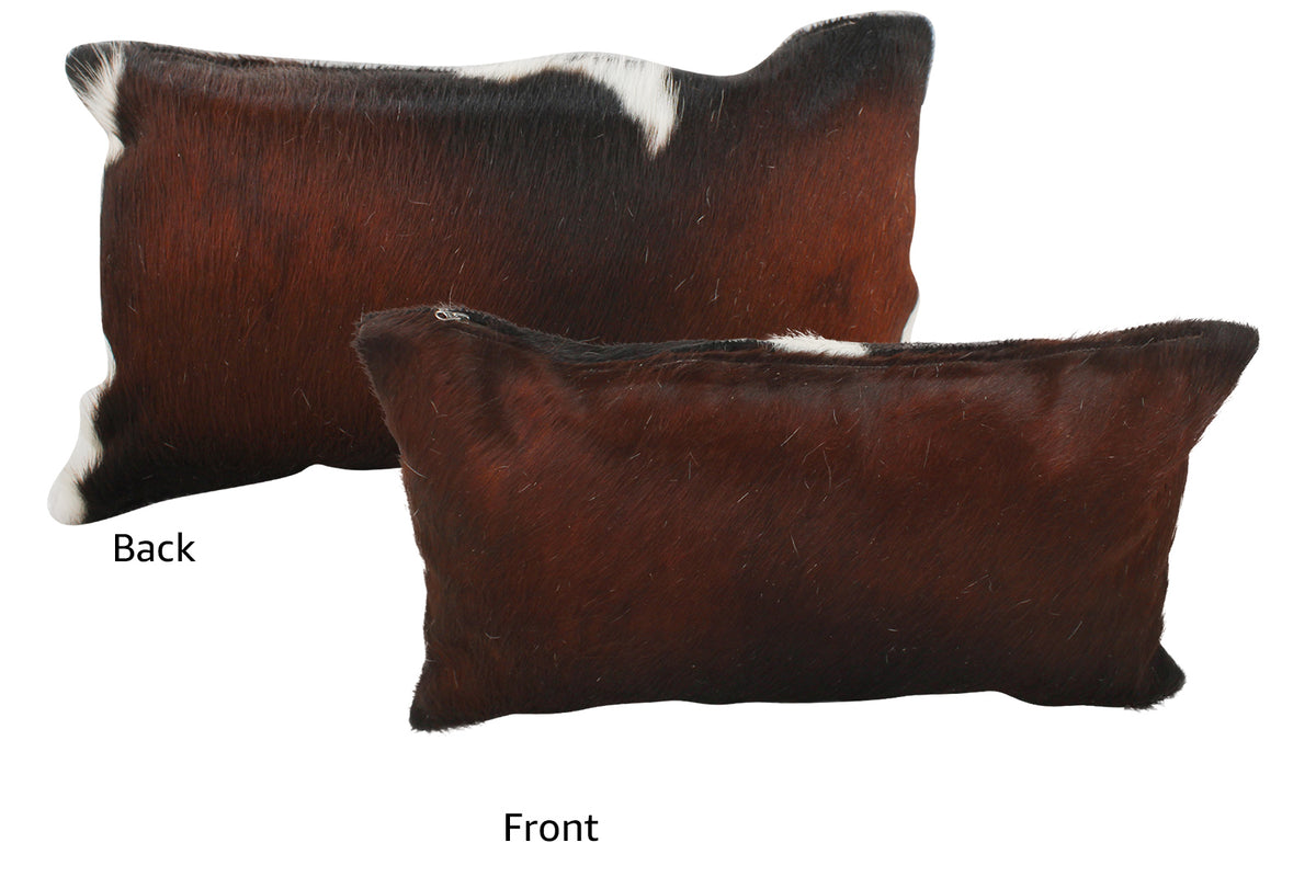 Tricolor Cowhide Pillow #35394