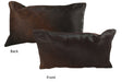 Chocolate Cowhide Pillow 12x22 #35442 by Hudson Hides
