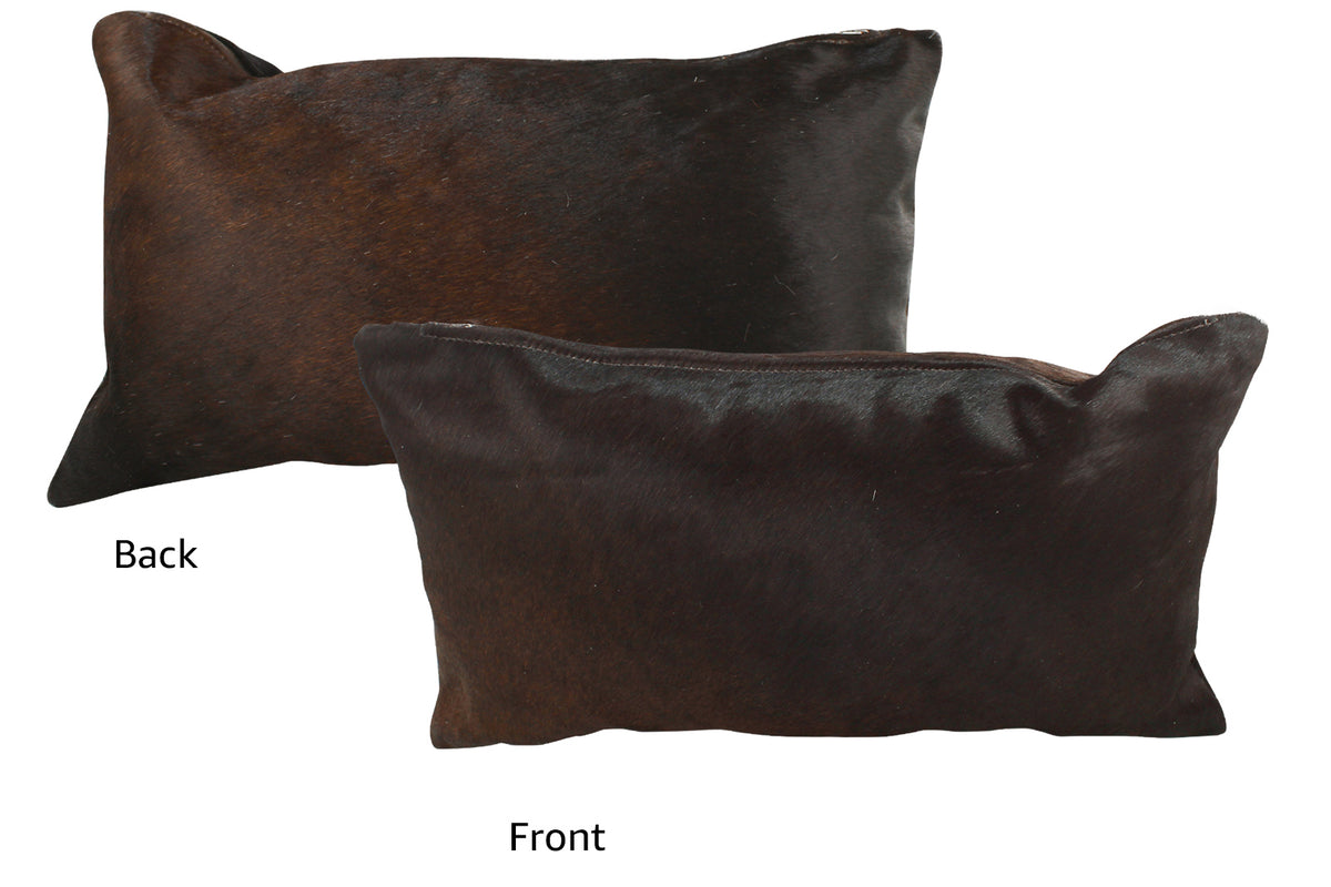 Chocolate Cowhide Pillow #35442