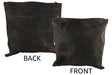 Dark Brindle Cowhide Pillow 20x20 #35692 by Hudson Hides