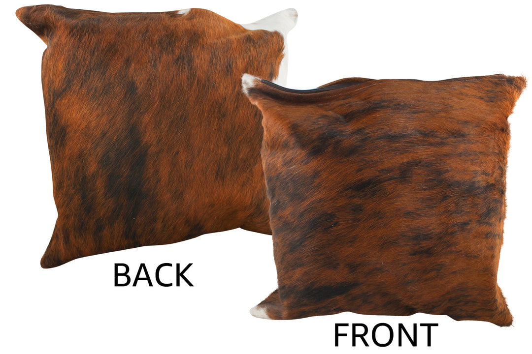 Medium Brindle Cowhide Pillow 20x20 #36349 by Hudson Hides