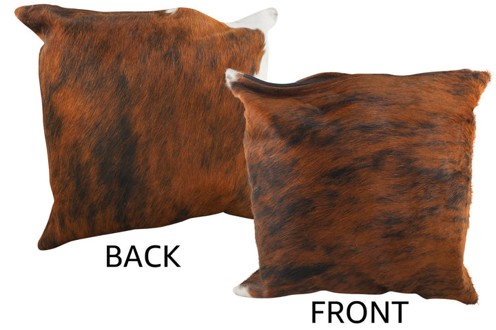 Medium Brindle Cowhide Pillow 20x20 #36349 by Hudson Hides