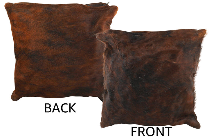 Medium Brindle Cowhide Pillow 16x16 #36494 by Hudson Hides