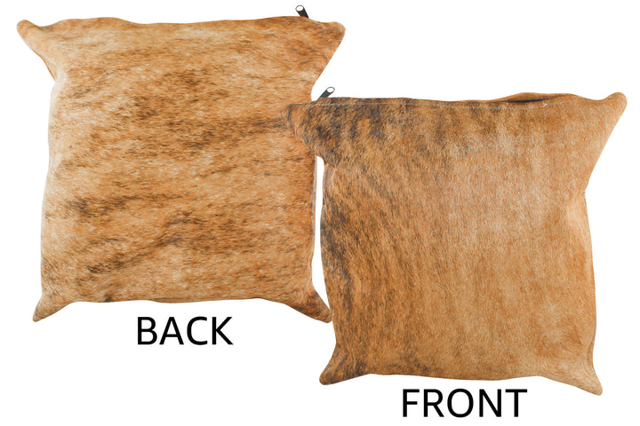 Medium Brindle Cowhide Pillow 16x16 #36811 by Hudson Hides