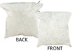 Salt and Pepper Black Cowhide Pillow 16x16 #36885 by Hudson Hides