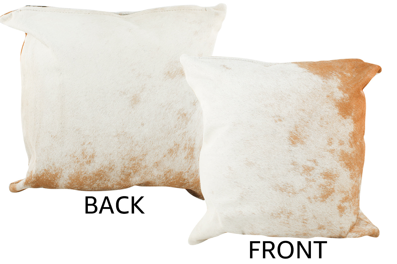 Brown and White Cowhide Pillow #36974