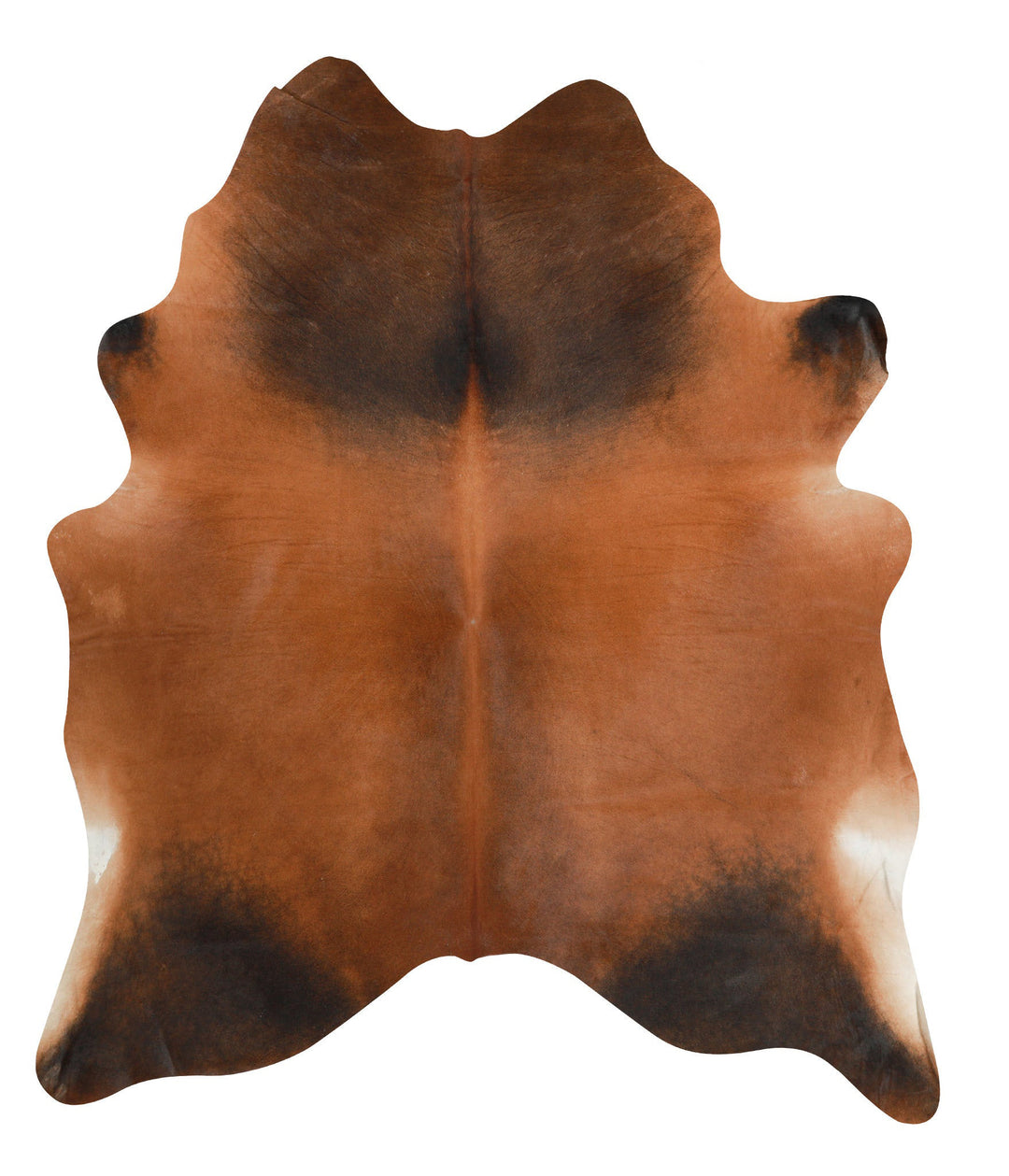 Warm Caramel X-Large Brazilian Cowhide Rug 7'9"H x 6'4"W #38467 by Hud