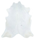 Solid White XX-Large Brazilian Cowhide Rug 7'6"H x 6'8"W #39095 by Hudson Hides