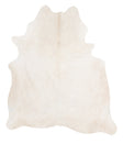 Solid White X-Large Brazilian Cowhide Rug 7'3"H x 6'2"W #39416 by Hudson Hides