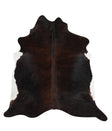 Dark Brindle XX-Large Brazilian Cowhide Rug 7'4"H x 7'3"W #40805 by Hudson Hides