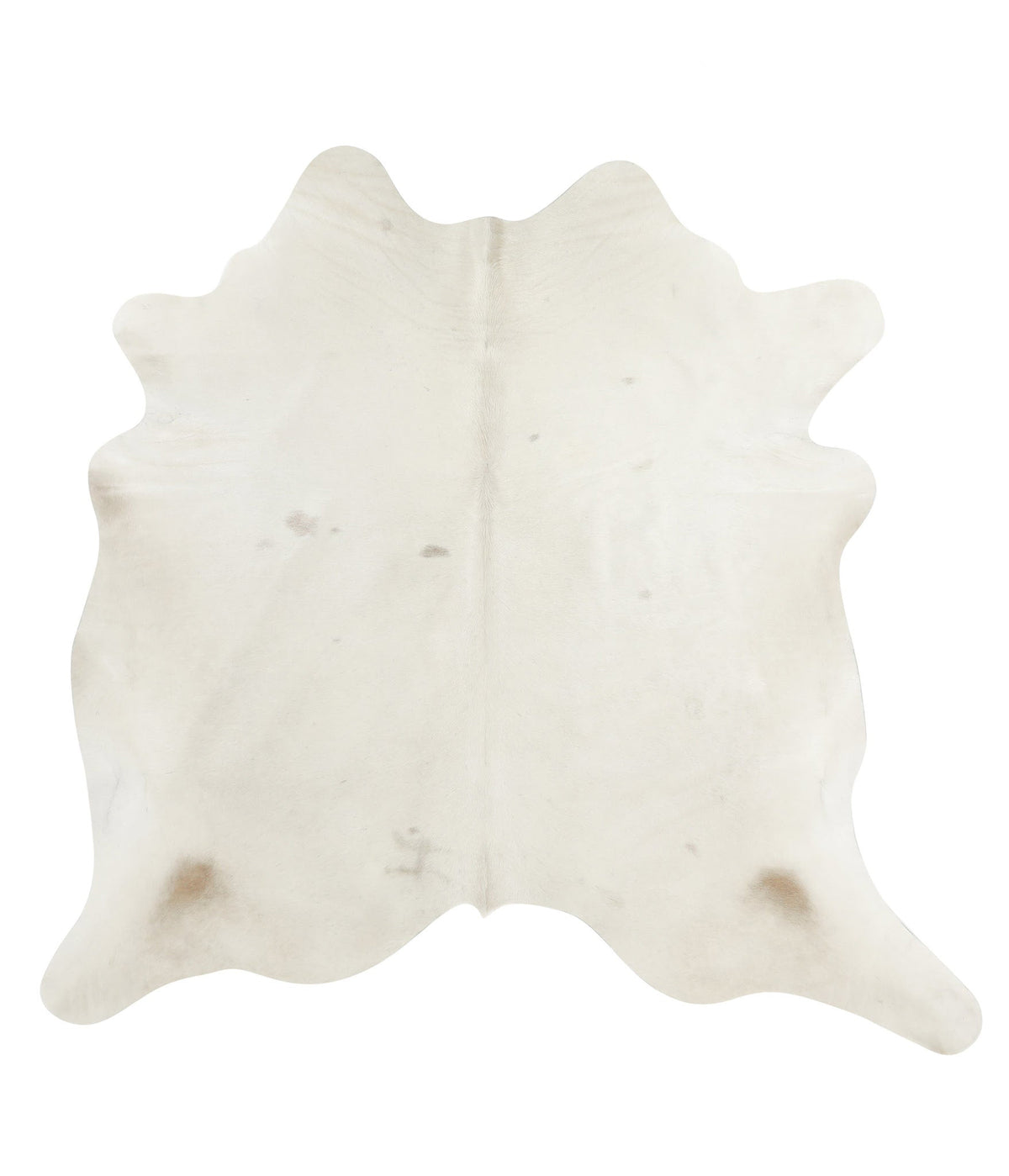 Solid White Cowhide Rug #40993