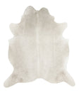 Solid White X-Large Brazilian Cowhide Rug 7'4"H x 6'7"W #49901 by Hudson Hides