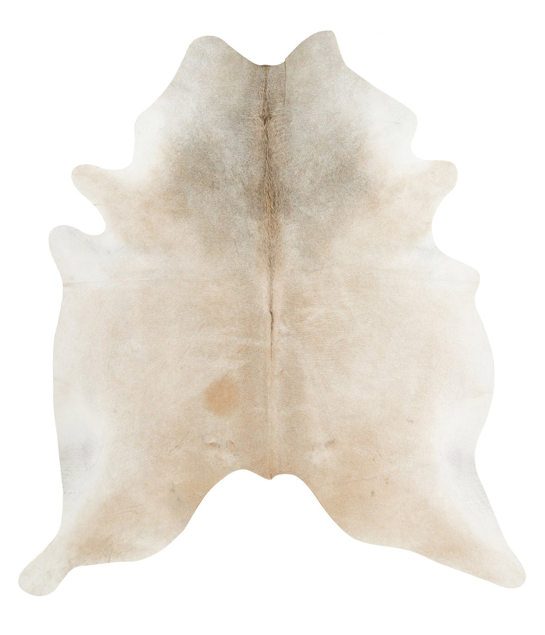 Grey with Beige XX-Large Brazilian Cowhide Rug 8'1"H x 7'3"W #50132 by
