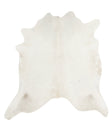 Solid White X-Large Brazilian Cowhide Rug 7'0"H x 6'9"W #50507 by Hudson Hides