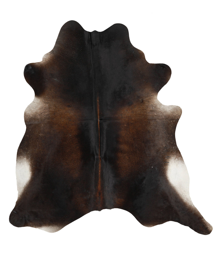 Dark Grey X-Large Brazilian Cowhide Rug 7'1"H x 6'9"W #51032 by Hudson Hides