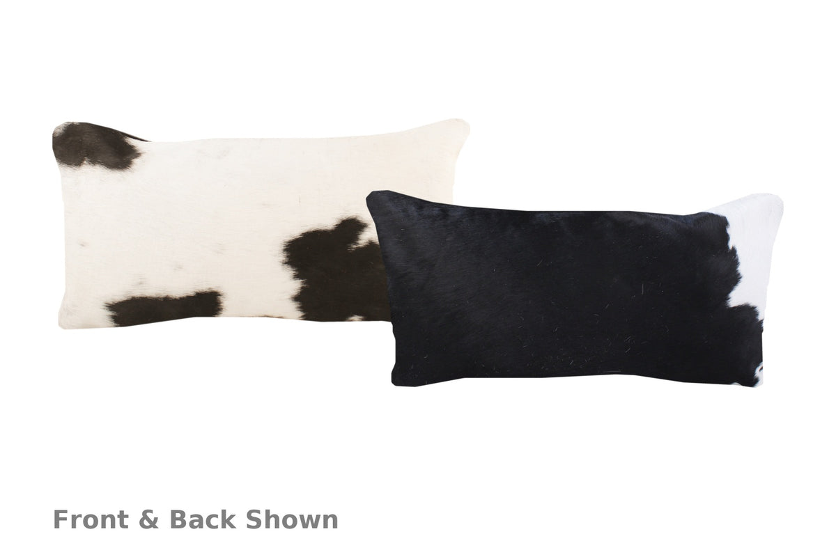 Black and White Cowhide Pillow #55060