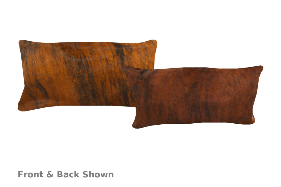 Medium Brindle Cowhide Pillow 12x22 #55315 by Hudson Hides