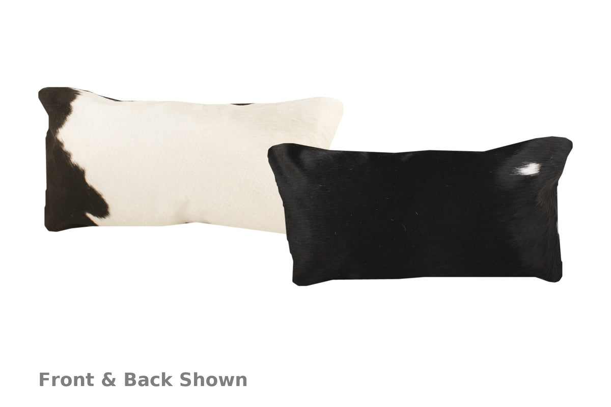Black and White Cowhide Pillow #55318