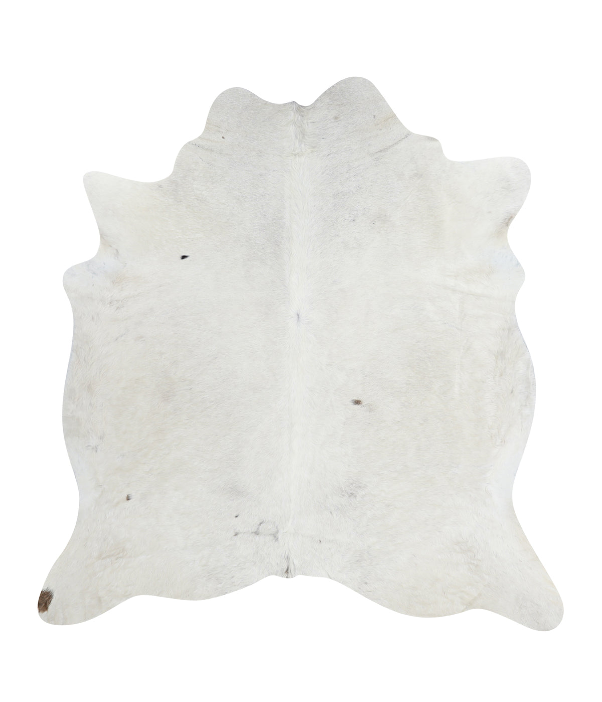 Solid White Cowhide Rug #60341