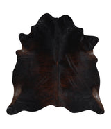 Dark Brindle X-Large Brazilian Cowhide Rug 7'1"H x 6'9"W #60378 by Hudson Hides