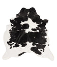 Black and White Large Brazilian Cowhide Rug 6'2"H x 6'0"W #65606 by Hudson Hides