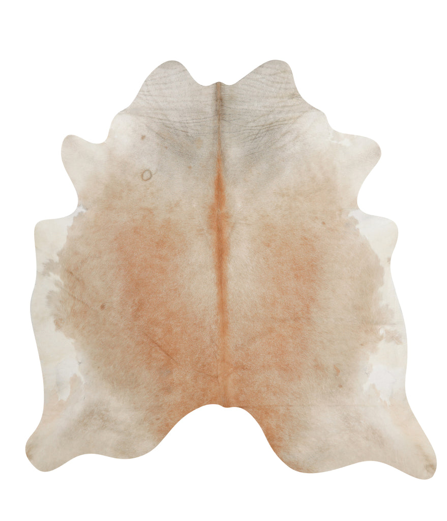 Light Caramel X-Large Brazilian Cowhide Rug 7'2"H x 6'10"W #65997 by Hudson Hides