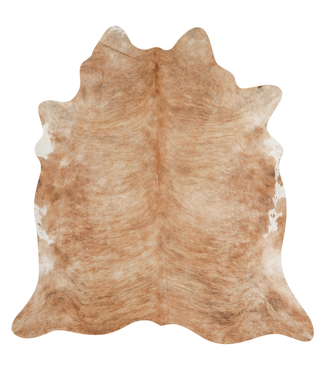 Light Brindle XX-Large Brazilian Cowhide Rug 7'8"H x 7'3"W #66215 by H