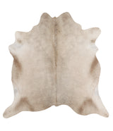 Champagne X-Large Brazilian Cowhide Rug 6'7"H x 6'6"W #67392 by Hudson Hides