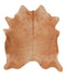 Beige Large Brazilian Cowhide Rug 6'7