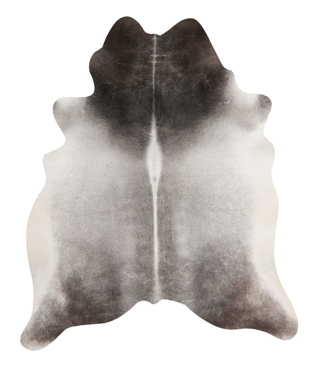 Medium Grey Large Brazilian Cowhide Rug 6'7"H x 5'6"W #69774 by Hudson