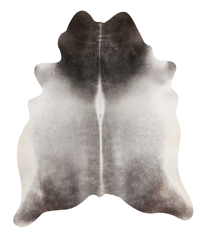 Medium Grey Large Brazilian Cowhide Rug 6'7"H x 5'6"W #69774 by Hudson Hides