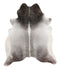 Medium Grey Large Brazilian Cowhide Rug 6'7
