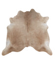 Taupe Large Brazilian Cowhide Rug 6'1"H x 6'6"W #70663 by Hudson Hides