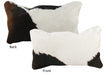 Chocolate and White Cowhide Pillow 12x22 #71881 by Hudson Hides