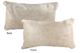 Champagne Cowhide Pillow 12x22 #71919 by Hudson Hides