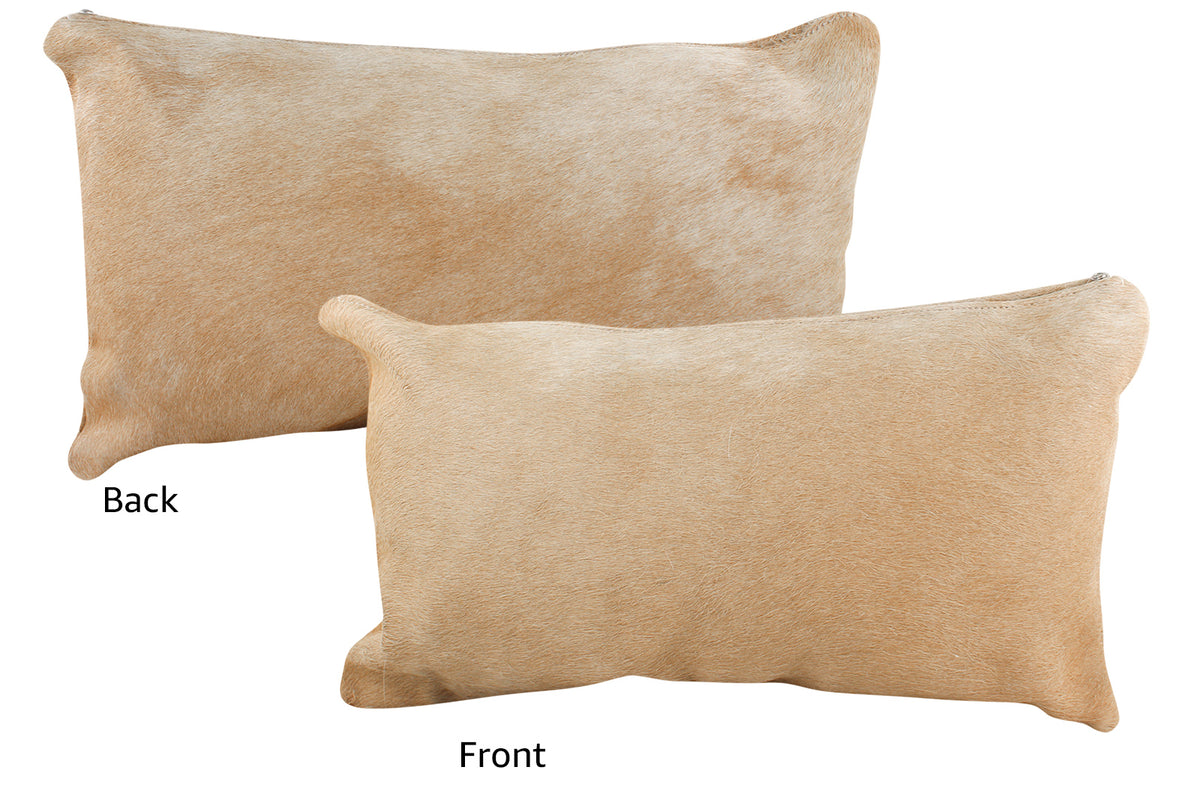 Beige Cowhide Pillow #71955