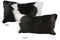 Black and White Cowhide Pillow 12x22 #72079 by Hudson Hides
