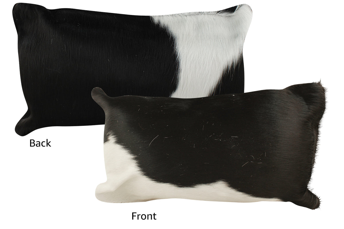 Black and White Cowhide Pillow #72080