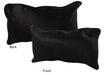 Solid Black Cowhide Pillow 12x22 #72268 by Hudson Hides