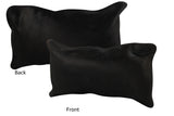 Solid Black Cowhide Pillow 12x22 #72268 by Hudson Hides