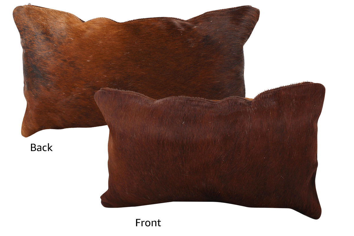 Medium Brindle Cowhide Pillow #72326