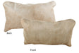 Champagne Cowhide Pillow 12x22 #73402 by Hudson Hides